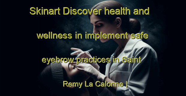 Skinart Discover health and wellness in implement safe eyebrow practices in Saint Remy La Calonne | EyebrowTraining | EyebrowClasses | SkinartTraining-France